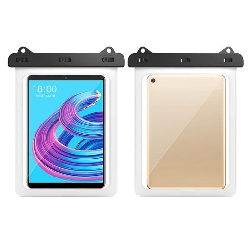 IPX8 30m Waterproof Bag for Tablets Up to 12" (White) - 1