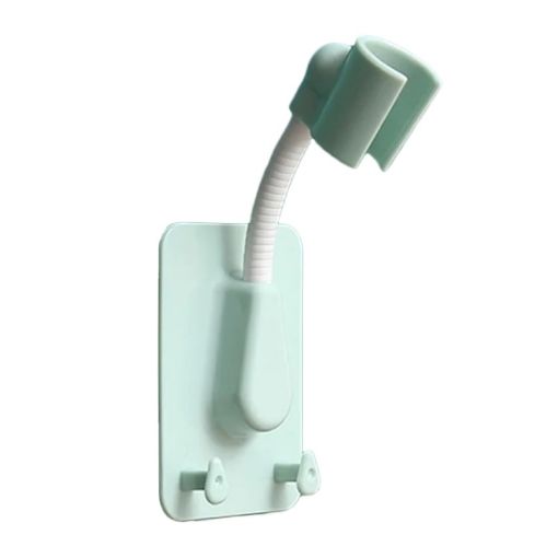 Green Adjustable Multifunctional Universal Shower Rack Shelf - 1