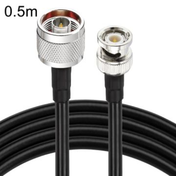 0.5m RG8X Coaxial Cable N Male to BNC Male - 1