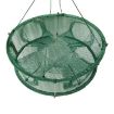 4-Hole Green Automatic Folding Fish Net with Support Rod - 1