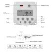 SINOTIMER CN101S-2 220V Weekly Programmable Digital Timer Switch - 5