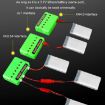 One To Six 3.7V Green USB Drone Charger, JST Port - 4