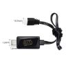 Lithium Battery USB Charger 11.1V 2A 3S with Light 4 Pin Plug - 2