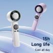 Turbo Handheld Cooling Fan, 100-Speed, 4000mAh Battery (White) - 5