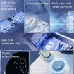 Turbo Handheld Cooling Fan 100-Speed with 4000mAh Battery (Grey) - 3
