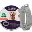 Flea & Tick Collar for Dogs Cats, Gray, 72cm, Aluminum Case - 1