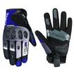 SULAITE Motorcycle Touch Screen Mesh Gloves, Size L (Black Blue) - 1