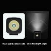 BENGGUO Rechargeable Bicycle Front Light Flashlight, 3 Modes, Black - 4
