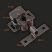 Antique Style Door Clips: 5pcs Closet Cabinet Catches, Red - 3