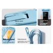 Cyan 7.2" Phone Waterproof Bag IPX8 30m with Finger Strap - 4