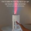 280ml USB Star Projection Light Humidifier, Rotating Pink - 3