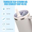 Stanley 40oz Adventure Quencher Straw Lid, Rose Red Replacement Parts - 3