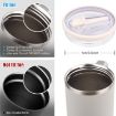 Stanley 40oz Adventure Quencher Straw Lid, Rose Red Replacement Parts - 4