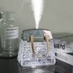 White Desktop Crystal Bag Humidifier with Aroma & Ambient Lighting - 2