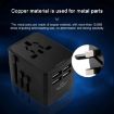 Universal Travel Adapter: 3 USB & 1 USB-C Charging Block (White) - 6