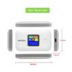 A8-EU 4G Portable WiFi LTE Router Car Hotspot (White) - 3