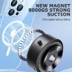 AIMITE M8 Car Phone Holder, Vacuum Suction & Magnetic Bracket - 4