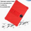 TCL TAB 11 Gen 2 Rose Red Shockproof Silicone Case with Holder - 6