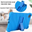 TCL Tab 8 Gen 2 Black Shockproof Silicone Case with Holder - 4