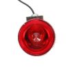 Vintage Bicycle Motorized Tail Lights - Silver with Red Light - 3