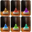 80ml Black Volcanic Lava Aromatherapy Humidifier with USB & Lights - 5