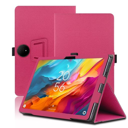 TCL Nxtpaper 14.3" Rose Red Leather Tablet Case - 1