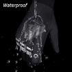 Kyncilor Black Velvet Touch Screen Ski Gloves, Size M - 4