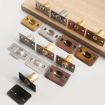 Antique Red Stainless Steel & Copper Door Bumbler Lock - 2