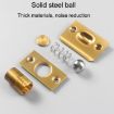 Antique Red Stainless Steel & Copper Door Bumbler Lock - 4