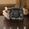 FUJIFILM X-T5 Cwatcun D161 Vintage Leather Camera Case (Black) - 2