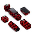 DJI Pocket 3 Anti-scratch Non-adhesive Stickers (Snake Scale Red) - 1