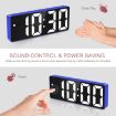 JX012 LED Clock: Battery & Plug-in Dual-use Bedside Alarm (Red) - 5
