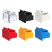 Red RJ45 Network Port Safety Plug Dustproof Lock, 2 Plugs + 1 Key - 2