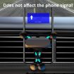 Gravity Car Phone Holder for Air Outlet - Black Smartphone Bracket - 4
