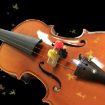 8pcs Violin Mute Set - Volume Reduction Tool (Black) - 5