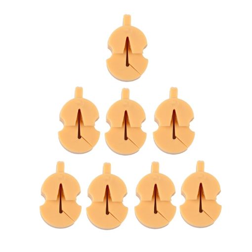 Violin Mute Set: 8pcs Instrument Volume Reduction (Grapefruit) - 1