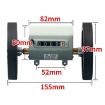 Mechanical Yard/Meter Counter Z96-F for Textile Machines, 5 Digits - 2
