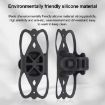 GUB P9 Dragonfly Shape Silicone Phone Holder for Bikes (Black) - 3