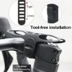 GUB P9 Dragonfly Shape Silicone Phone Holder for Bikes (Black) - 4