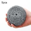 5pcs 40g Steel Wool Ball Scrubber for Dishes, Pots, Pans, Ovens - 1