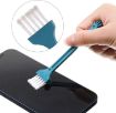 Silver Metal Dust Plug Cleaning Kit for TYPE-C Mobile Phones - 4