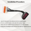 Porsche Cayenne 2003-2006 Headlight Wiring Harness Plug, OE: 95563123911 - 3