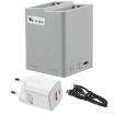 DJI Mini 4/3 Pro YX Dual-Way Charger Battery Manager 35W EU Plug - 1