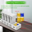 YX Four-Way Color Screen Charger for DJI Mini 4/3 Pro Batteries - 5