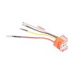 4pcs Car Headlight Cable H4 Three-Plug Base Modification Set - 3