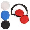 Universal Round Reusable Headset Cover, 2pcs, Sweat-proof, Black - 5