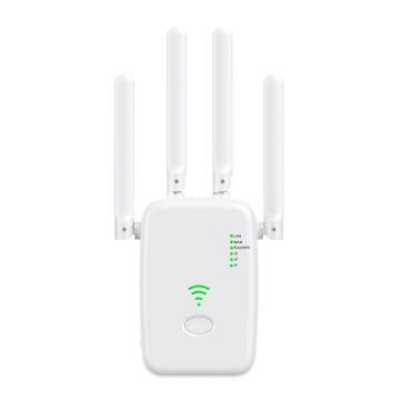 Urant U11 300Mbps WiFi Repeater, WPS, UK Plug, White - 1