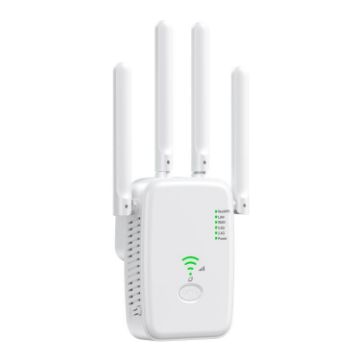 Urant U11 1200Mbps Dual Band WiFi Repeater with WPS EU Plug White - 1