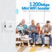 U18 1200Mbps 2.4G & 5G WiFi Repeater with 8 Antenna US Plug - 6