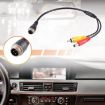 4 Pin Aviation Female to RCA Female Car Camera Adapter, 50cm Wire - 2